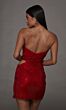 Alyce Paris 40234 Sweetheart Neckline Red Crystal Mesh Dress