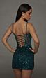 Alyce Paris 40238 Floral Corset Fitted Black Dress