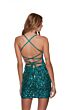 Alyce Paris 4622 Straight Neckline Lace-Up Dress