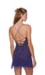 Alyce Paris 4672 Fringe Skirt Sheer Bodice Dress