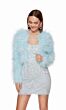 Alyce Paris 700 Cropped Feather Jacket