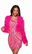 Alyce Paris 700 Cropped Feather Jacket