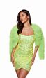 Alyce Paris 700 Cropped Feather Jacket