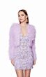 Alyce Paris 700 Cropped Feather Jacket