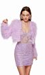 Alyce Paris 700 Cropped Feather Jacket