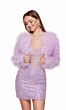 Alyce Paris 700 Cropped Feather Jacket