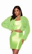 Alyce Paris 700 Cropped Feather Jacket