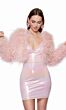 Alyce Paris 700 Cropped Feather Jacket