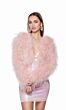Alyce Paris 700 Cropped Feather Jacket
