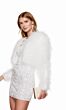 Alyce Paris 700 Cropped Feather Jacket