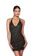Alyce Paris 84001 Criss Cross Back Sequin Dress