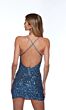 Alyce Paris 84001 Criss Cross Back Sequin Dress