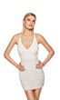 Alyce Paris 84001 Criss Cross Back Sequin Dress