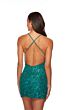 Alyce Paris 84001 Criss Cross Back Sequin Dress