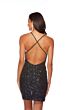 Alyce Paris 84001 Criss Cross Back Sequin Dress