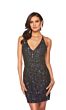 Alyce Paris 84001 Criss Cross Back Sequin Dress