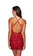 Alyce Paris 84001 Criss Cross Back Sequin Dress