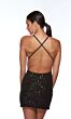 Alyce Paris 84000 Strappy Back V-Neck Dress