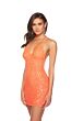 Alyce Paris 84000 Strappy Back V-Neck Dress