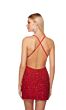 Alyce Paris 84000 Strappy Back V-Neck Dress