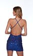 Alyce Paris 84000 Strappy Back V-Neck Dress