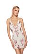 Alyce Paris 84004 Scallop V-Neckline Spaghetti Strap Dress