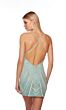 Alyce Paris 84006 Crisscross Back V-Neck Dress