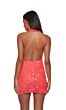 Alyce Paris 84016 Illusion Sides Halter Neck Dress