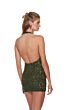 Alyce Paris 84016 Illusion Sides Halter Neck Dress