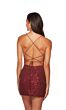 Alyce Paris 84002 Scoop Neckline Lace-Up Sequin Dress