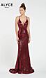 Alyce Paris 1387 Open Back Prom Dress