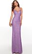 Alyce Paris 61396 Strappy Back V-Neck Sequined Dress