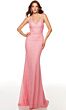 Alyce Paris 61396 Strappy Back V-Neck Sequined Dress