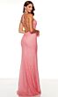 Alyce Paris 61396 Strappy Back V-Neck Sequined Dress