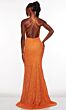 Alyce Paris 61396 Strappy Back V-Neck Sequined Dress