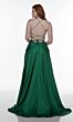Alyce Paris 1722 Adjustable Slit Plunging Neckline Dress
