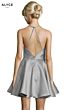 Alyce Paris 3703 Exposed Back Short Dress