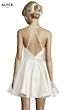 Alyce Paris 3703 Exposed Back Short Dress