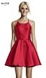 Alyce Paris 3703 Exposed Back Short Dress