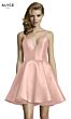 Alyce Paris 3769 Double Strap Short Dress