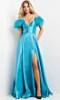 Jovani 08321 Teal Evening Dress