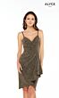 Alyce Paris 27414 Ruched Knee-Length Dress