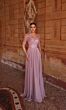 Alyce Paris 27475 Lace Bodice Three Quarter Sleeve Dress