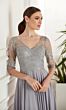 Alyce Paris 27475 Lace Bodice Three Quarter Sleeve Dress