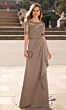Alyce Paris 27477 Embroidered Bodice Illusion Neckline Dress