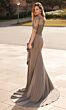 Alyce Paris 27477 Embroidered Bodice Illusion Neckline Dress