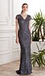 Alyce Paris 27478 Beaded Lace V-Neck Dress