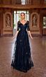 Alyce Paris 27494 Three Quarter Sleeve Sequin Lace Dress