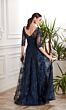 Alyce Paris 27494 Three Quarter Sleeve Sequin Lace Dress
