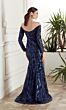 Alyce Paris 27544 Off The Shoulder Sequin Dress